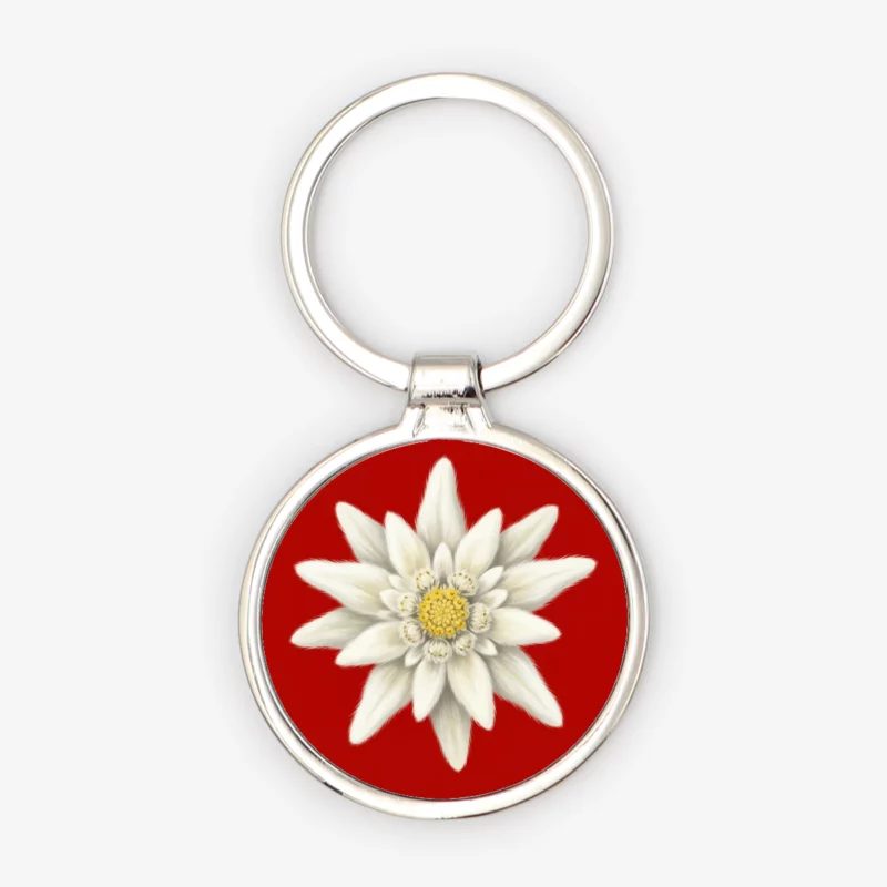 Porte-clé en métal avec motif original, solide et élégant pour accompagner vos clés au quotidien.