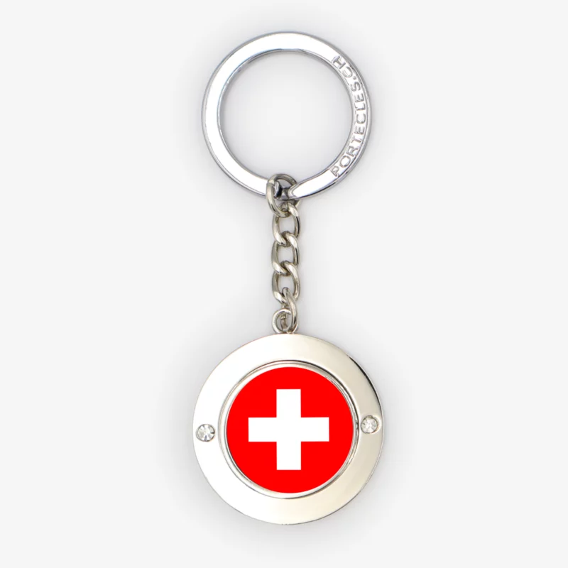 Porte-clé en métal avec motif